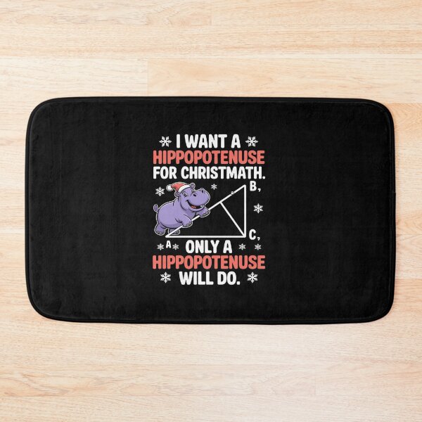 Item preview, I Want A Hippopotenuse For Christmath Math Teacher Christmas designed and sold by RonnasJackson.