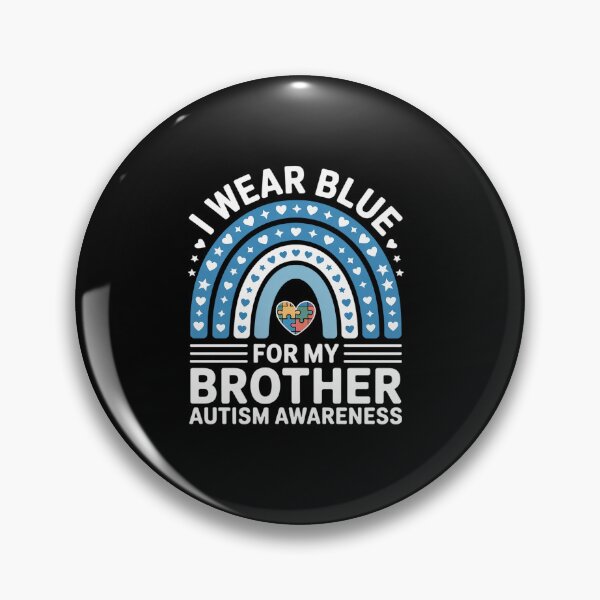 Item preview, I Wear Blue for My Brother Autism Awareness designed and sold by RonnasJackson.
