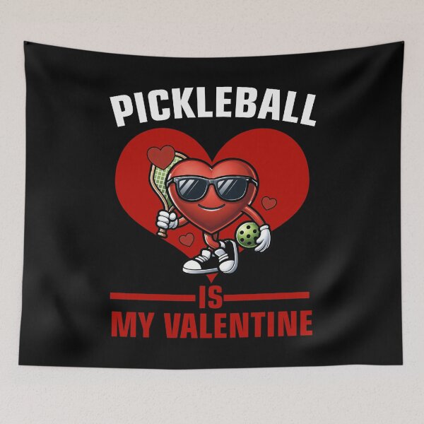 Item preview, Cool Pickleball Valentine Heart Shirt designed and sold by LashondaGreen89.