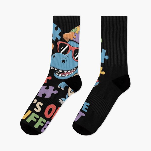 Item preview, It is Ok To Be Different Dino Autism Awareness designed and sold by RonnasJackson.