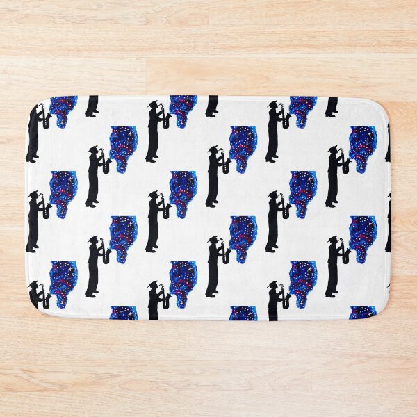 Item preview, saxophonist playing cosmic melodies designed and sold by Goozeling.