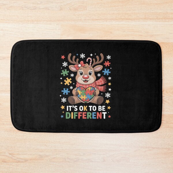 Item preview, It's Ok To Be Different Autism Awareness Reindeers Christmas designed and sold by RonnasJackson.