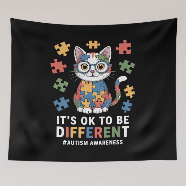 Item preview, It's OK to be Different Cool Autism Awareness Cute designed and sold by RonnasJackson.
