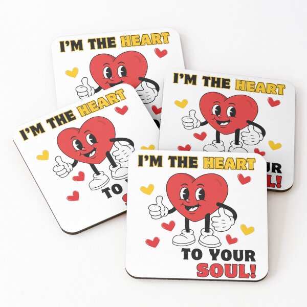 Item preview, Cheerful Vintage Style Heart Character Illustration designed and sold by  Merch08 .