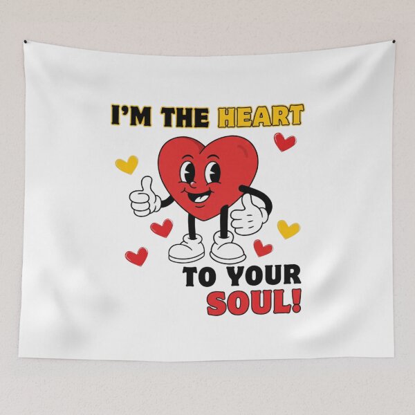 Item preview, Cheerful Vintage Style Heart Character Illustration designed and sold by  Merch08 .