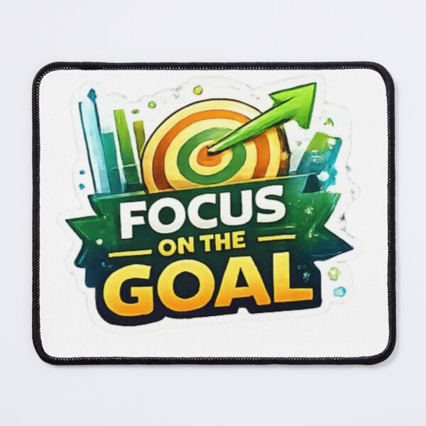 Item preview, Focus On The Goal – Motivation & Success Design designed and sold by Amr Darwish Graphic designer.
