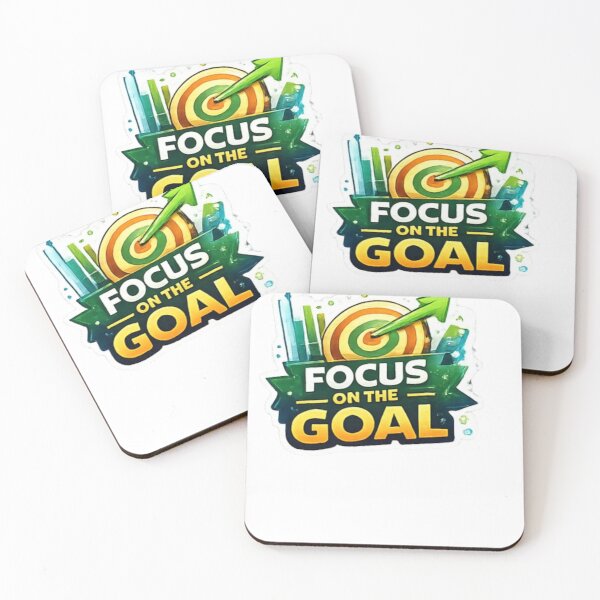Item preview, Focus On The Goal – Motivation & Success Design designed and sold by Amr Darwish Graphic designer.