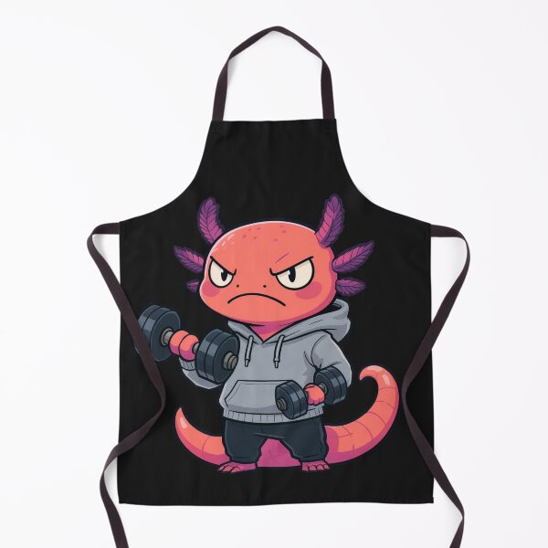 Item preview, Funny Gym Axolotl – Cool Fitness Humor Workout Illustration designed and sold by ColorSplash123.