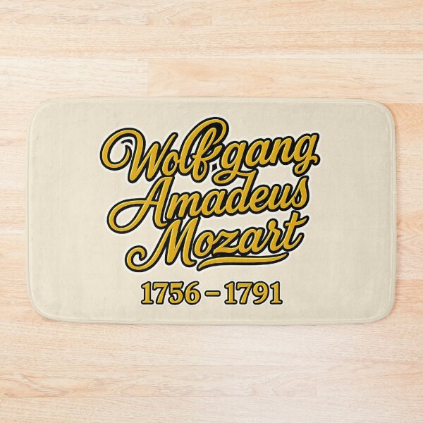 Item preview, Wolfgang Amadeus Mozart 1756–1791 - Vintage Cursive Tribute to Classical Composer & Music Legend designed and sold by AnTartstudios.