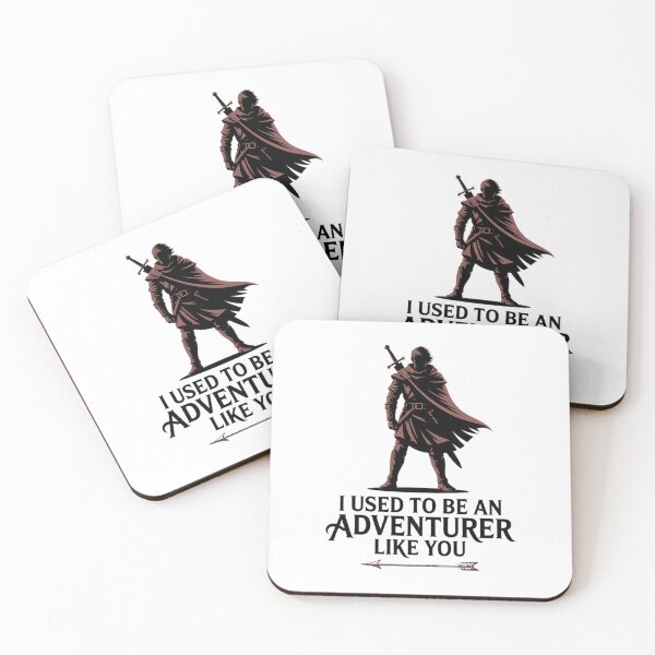 Item preview, Funny RPG Gamer Quote – I Used to Be an Adventurer Like You designed and sold by Tomasz  Siennicki.