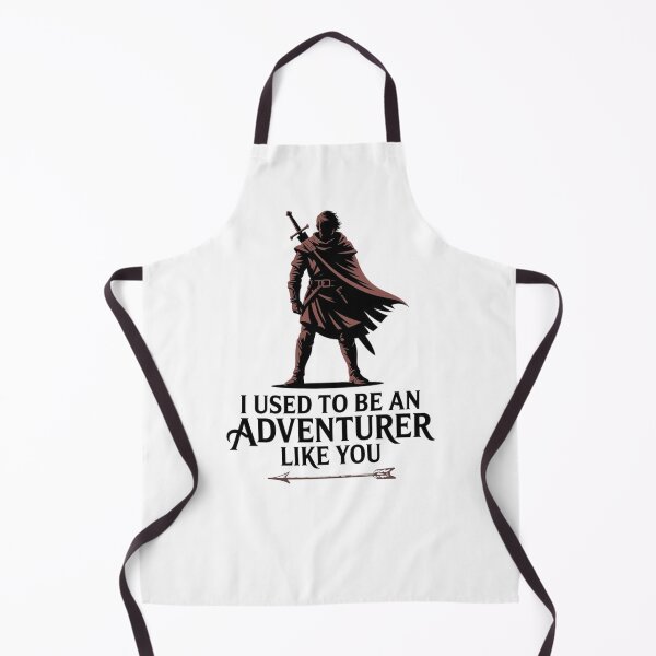 Item preview, Funny RPG Gamer Quote – I Used to Be an Adventurer Like You designed and sold by Tomasz Siennicki.