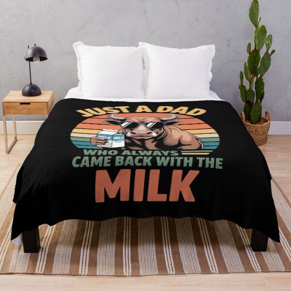 Item preview, Just A Dad Cow Who Always Came Back with The Milk designed and sold by RonnasJackson.