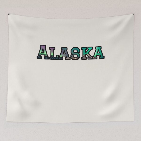 Item preview, Alaska Home State Art | Northern Lights Aesthetic designed and sold by Long Family Gifts.