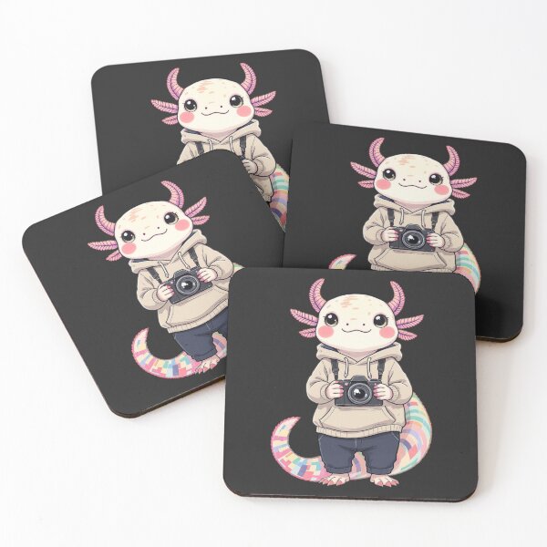 Item preview, Photographer Axolotl – Creative Camera Lover Illustration designed and sold by ColorSplash123.