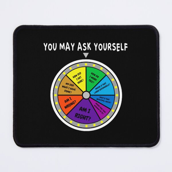 Item preview, You May Ask Yourself Once In A Lifetime Pie Chart  designed and sold by karehildebrand.