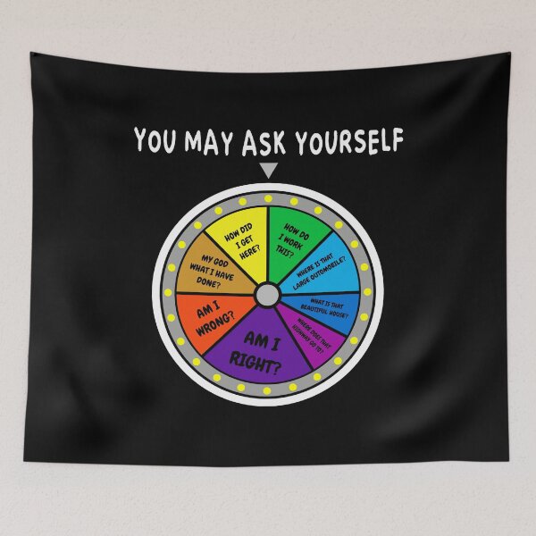 Item preview, You May Ask Yourself Once In A Lifetime Pie Chart  designed and sold by karehildebrand.