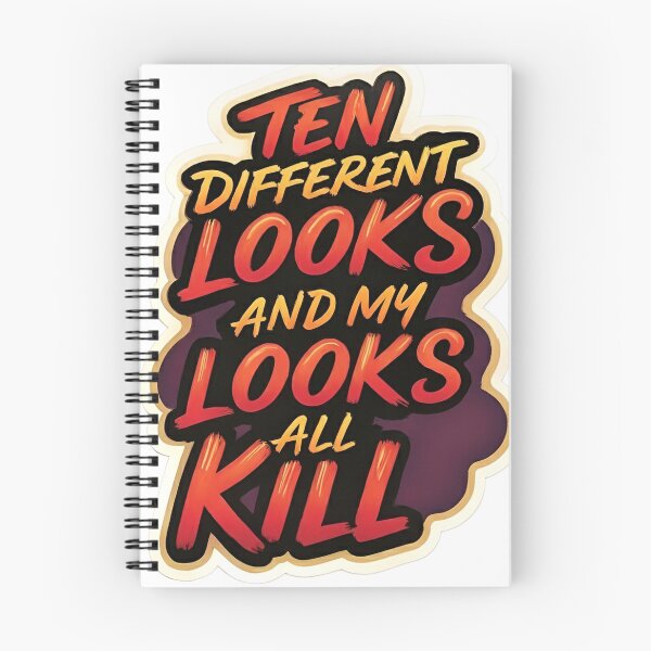Item preview, Ten Different Looks Sticker designed and sold by Pennello d'Oro.