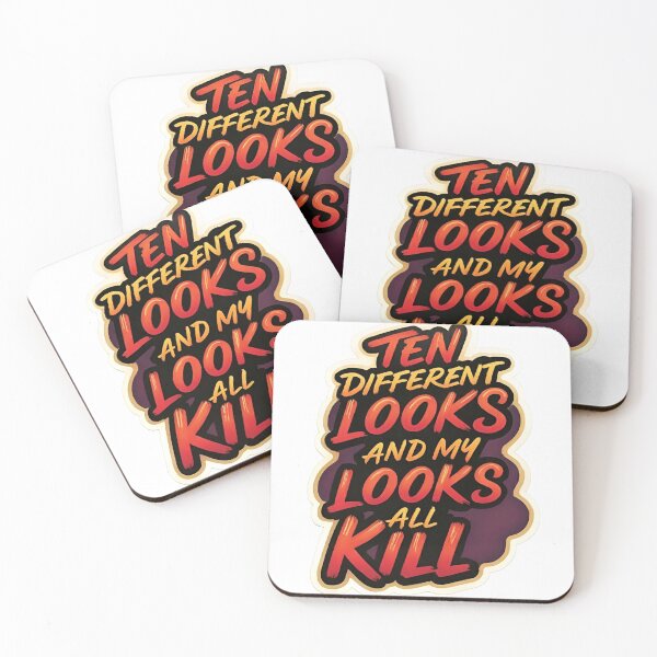 Item preview, Ten Different Looks Sticker designed and sold by Pennello d'Oro.