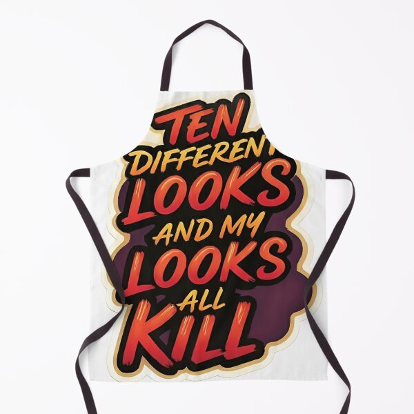 Item preview, Ten Different Looks Sticker designed and sold by Pennello d'Oro.