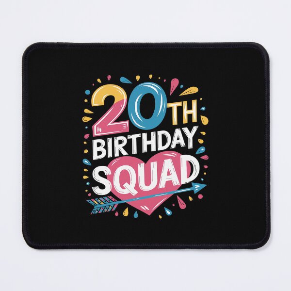 Item preview, 20th Birthday Squad Accessories designed and sold by PowAcademy.