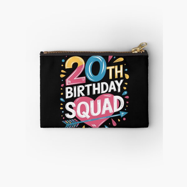 Item preview, 20th Birthday Squad Accessories designed and sold by PowAcademy.