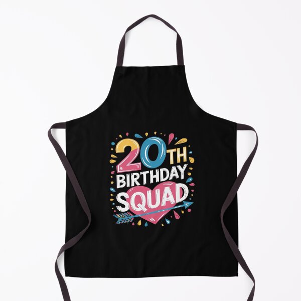 Item preview, 20th Birthday Squad Accessories designed and sold by PowAcademy.