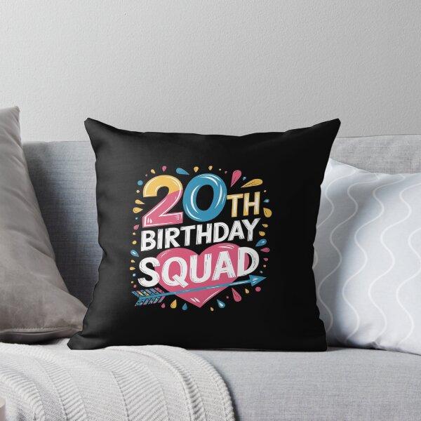Item preview, 20th Birthday Squad Accessories designed and sold by PowAcademy.