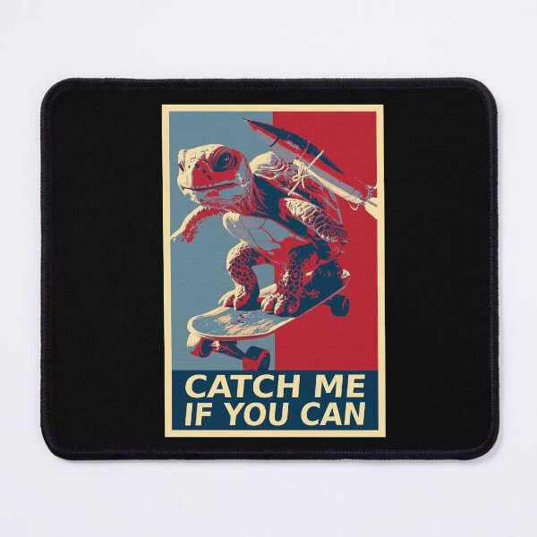 Item preview, Catch Me If You Can Funny Turtle Rocket Skateboarding designed and sold by TrueArtsStore.