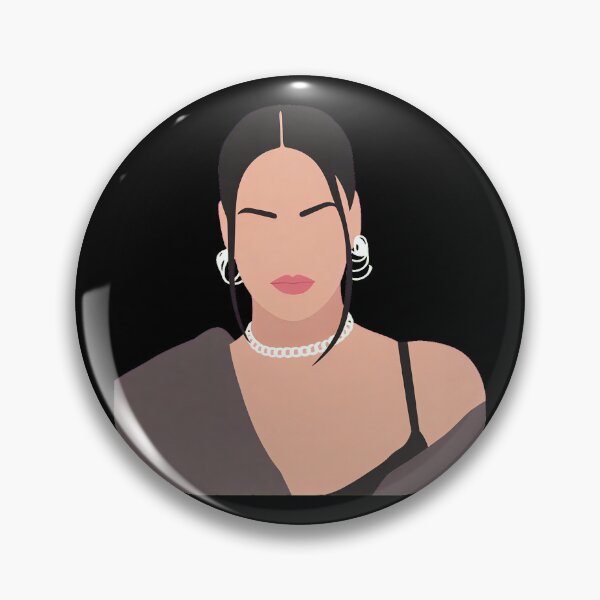 Item preview, Rihanna Lineless Illustration designed and sold by dsxclothing.
