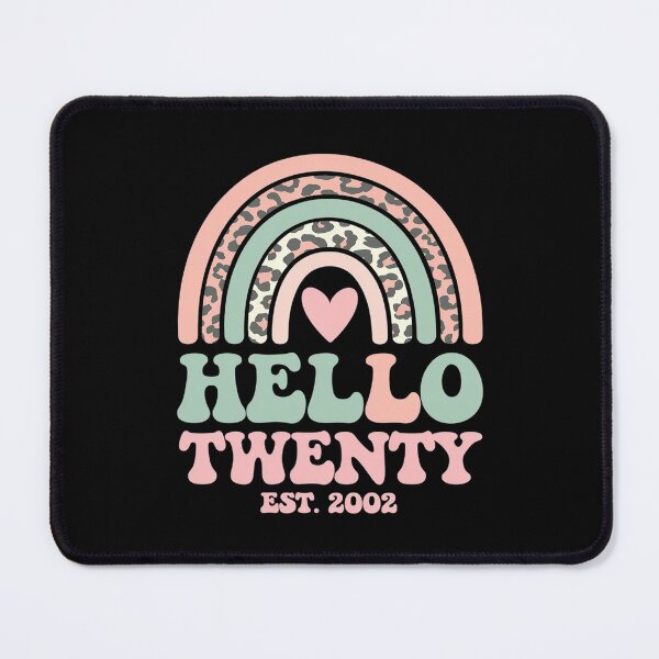 Item preview, 20th Birthday Tee Leopard Rainbow 2002 20th Birthday designed and sold by MythWoot.