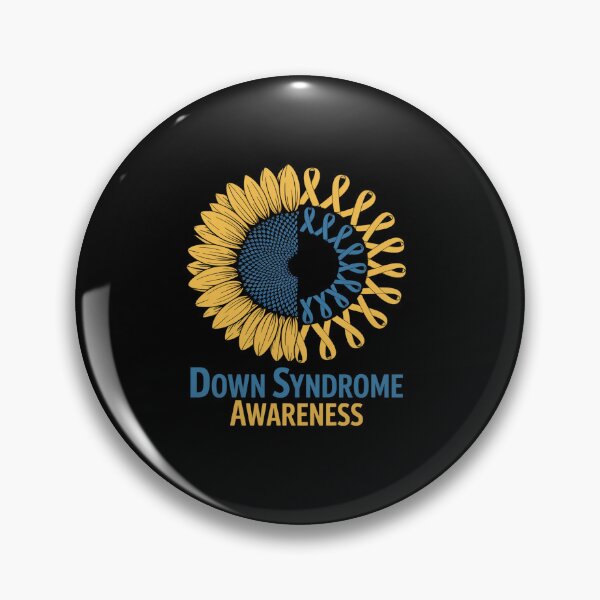 Item preview, Kids Down Syndrome Awareness Ribbon Sunflower Toddler Gir designed and sold by RonnasJackson.