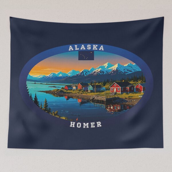 Artikelvorschau, Homer Alaska Reisen entworfen und verkauft von Thistle-TShop.