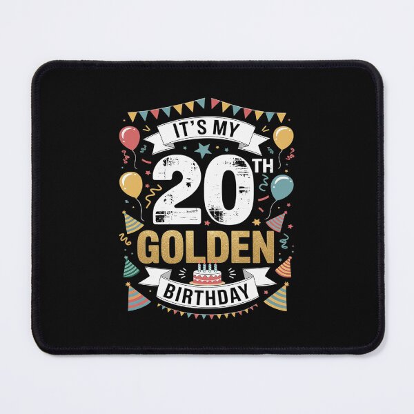 Item preview, 20th Birthday It's My 20th Golden Birthday  designed and sold by PowAcademy.
