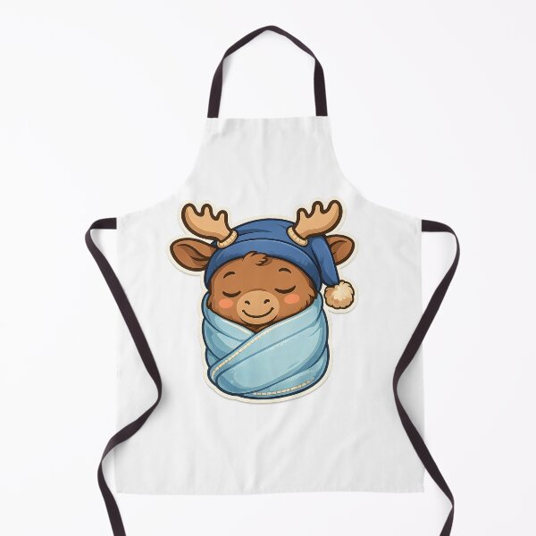 Item preview, Sleeping Baby Moose - Burrito Chibi Illustration mr zgredzio designed and sold by mr-zgredzio.