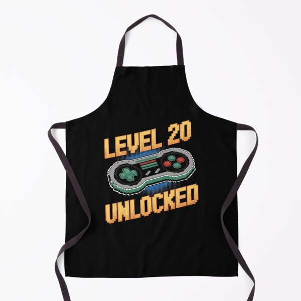 Item preview, Level 20 Unlocked 20th Birthday Gamer 20 Year Old Male designed and sold by angolinnArt.