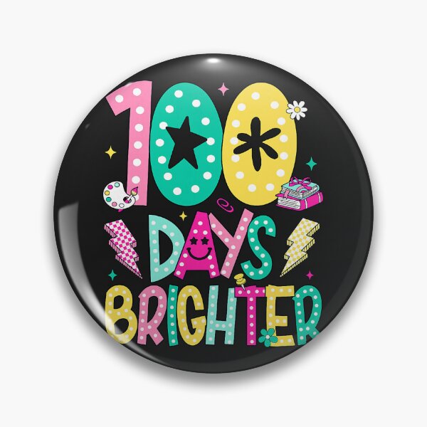 Item preview, Preppy 100 Days Brighter Happy 100th Day of School Boy Girl  designed and sold by ArleneRowe.