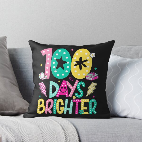 Item preview, Preppy 100 Days Brighter Happy 100th Day of School Boy Girl  designed and sold by ArleneRowe.