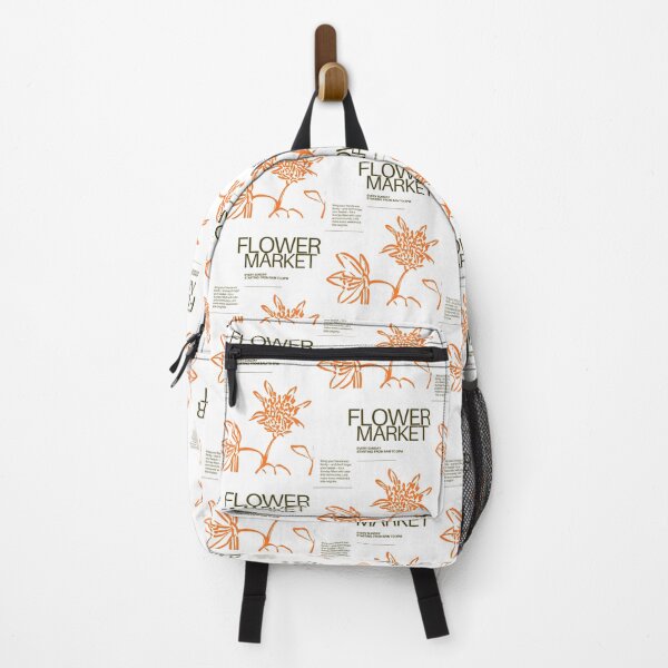 Item preview, Orange Flower Market Poster – Vintage Floral Market Illustration Wall Art designed and sold by Tamas Das.