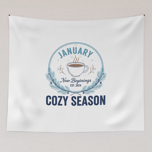 Item preview, New Year Fresh Start - January Growth & Winter Aesthetics - Manifestation Art designed and sold by Wear Sculpt.