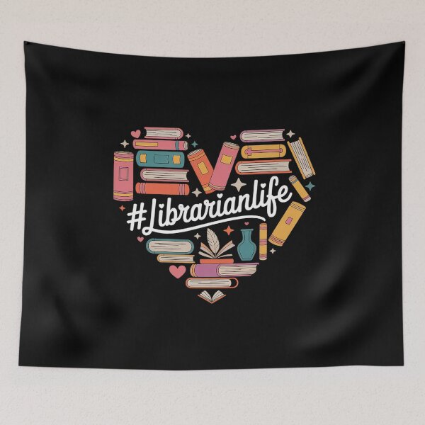 Item preview, Librarian Life Valentines Day Bookaholic Reading Book Lovers designed and sold by RonnasJackson.
