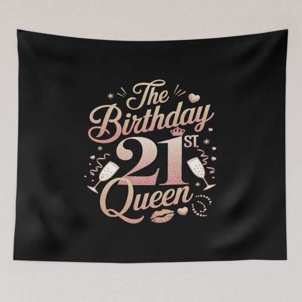 Item preview, 21 Years Bday Queen 21 Birthday Queen Twenty One designed and sold by PowAcademy.
