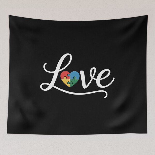 Item preview, Love Men Women T-Shirt Autism Awareness designed and sold by RonnasJackson.