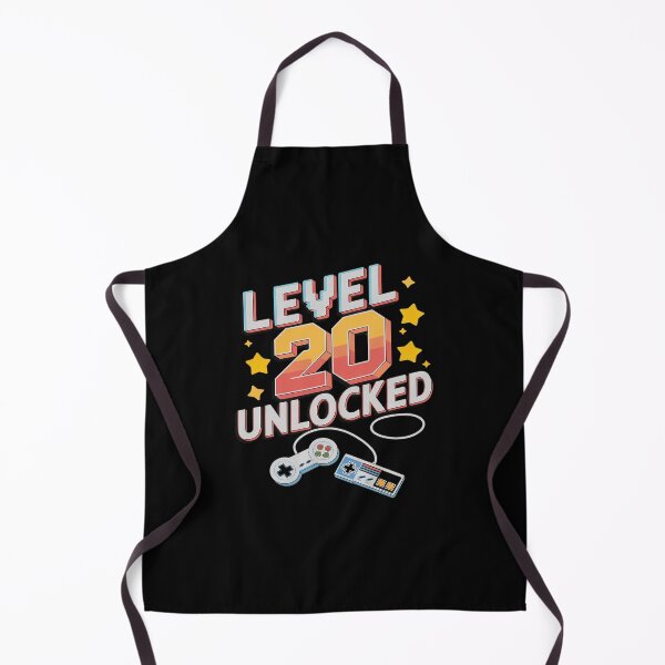 Item preview, Level 20 Unlocked Video Game 20th Birthday  designed and sold by angolinnArt.