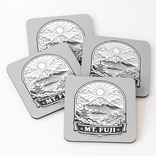 Item preview, Mt. Fuji Line Art Illustration designed and sold by Myra365Art.