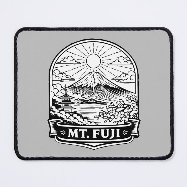 Item preview, Mt. Fuji Line Art Illustration designed and sold by Myra365Art.