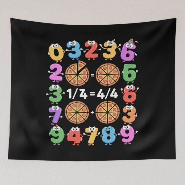 Item preview, Maths Day Costume Idea For Kids & Pizza Numbers Fraction designed and sold by RonnasJackson.
