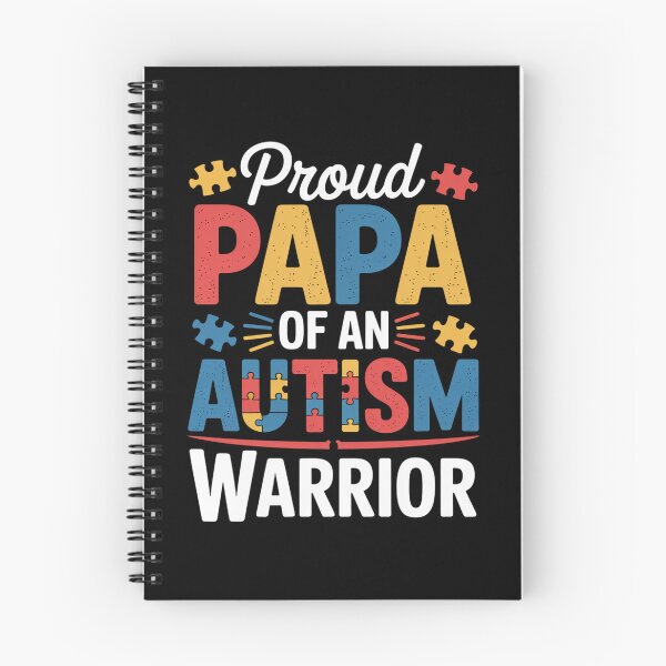 Item preview, Mens Proud Papa of an Autism Warrior Autism Awareness Ribbon Mens designed and sold by RonnasJackson.