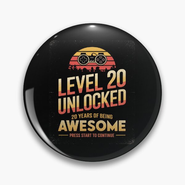 Artikelvorschau, Level 20 freigeschaltet – Videospieler feiert 20. Geburtstag entworfen und verkauft von angolinnArt.