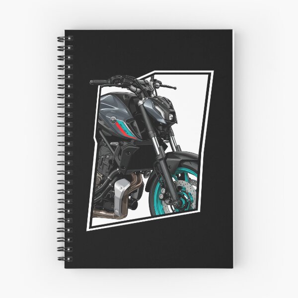 Item preview, Yamaha MT-07 Close-Up Motorcycle Illustration designed and sold by enzoade.