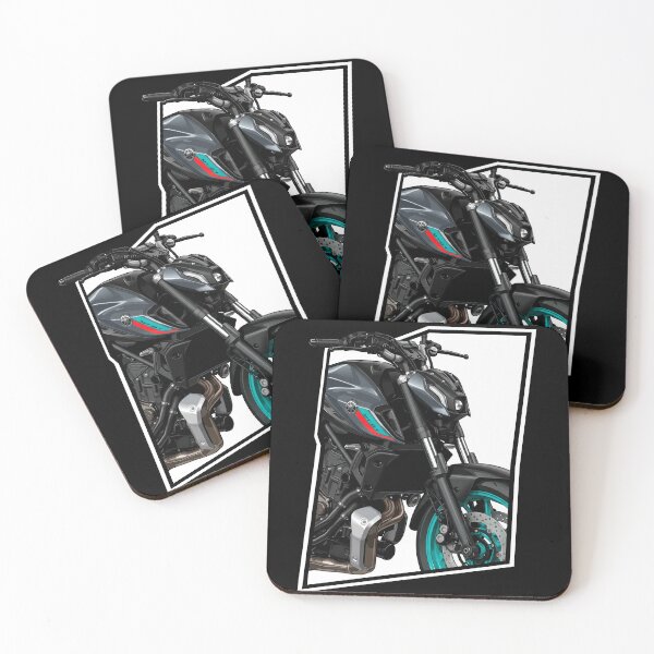Item preview, Yamaha MT-07 Close-Up Motorcycle Illustration designed and sold by enzoade.